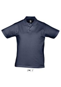 SOL'S - Polo Sol's Prescott. Typ kołnierza: polo. Kolor: niebieski #1