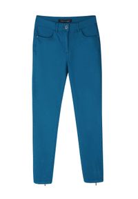 TOP SECRET - Jeansowe spodnie rurki. Okazja: na co dzień. Kolor: niebieski. Materiał: jeans. Sezon: wiosna, lato. Styl: casual, klasyczny #7