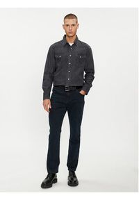 Wrangler Koszula jeansowa 112350571 Czarny Regular Fit. Kolor: czarny. Materiał: bawełna #2