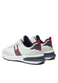 Tommy Jeans Sneakersy Tjm Runner Leather Outsole EM0EM01315 Granatowy. Kolor: niebieski. Materiał: materiał, mesh