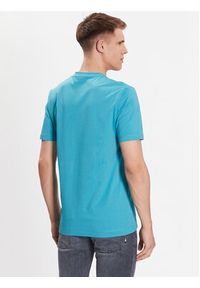 BOSS - Boss T-Shirt Terry 01 50468348 Błękitny Regular Fit. Kolor: niebieski. Materiał: bawełna