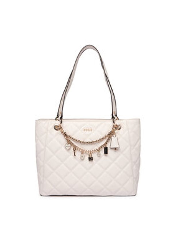 Guess Torebka Libby HWGG99 12250 Biały. Kolor: biały. Materiał: skórzane