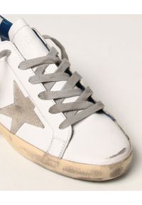 GOLDEN GOOSE - Sneakersy Superstar z zamszową gwiazdą. Kolor: biały. Materiał: zamsz. Wzór: aplikacja #5