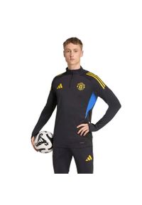 Adidas - Kurtka dresowa Manchester United EU 2025/26. Kolor: czarny. Materiał: dresówka. Sport: piłka nożna #2