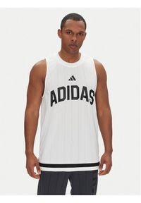 Adidas - adidas Tank top Seasonal Essentials US Sport JD8088 Biały Regular Fit. Kolor: biały. Materiał: syntetyk. Styl: sportowy