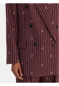 Hugo - HUGO Marynarka Antegi 50554428 Bordowy Relaxed Fit. Kolor: czerwony. Materiał: syntetyk #6