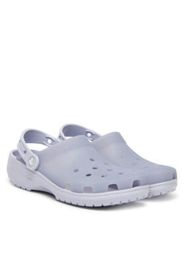 Crocs Klapki Classic Frosted Clog 210928 Fioletowy. Kolor: fioletowy