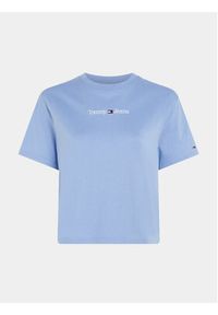Tommy Jeans T-Shirt DW0DW15049 Niebieski Regular Fit. Kolor: niebieski. Materiał: bawełna #11