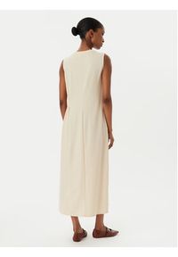 Weekend Max Mara Sukienka letnia Tenebre 2515621032 Écru Regular Fit. Kolor: kremowy. Materiał: syntetyk. Sezon: lato #3