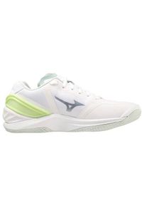 Buty do piłki ręcznej damskie Mizuno Buty Wave Stealth Neo. Zapięcie: sznurówki. Kolor: biały, wielokolorowy, zielony. Materiał: syntetyk, materiał. Szerokość cholewki: normalna. Model: Mizuno Wave