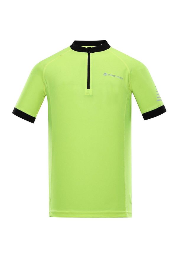 ALPINE PRO - Koszulka Męska Alpine Pro Soran 2XL - Oddychająca i Szybkoschnąca. Kolor: czarny, zielony, wielokolorowy. Sport: kolarstwo
