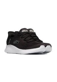 skechers - Buty do chodzenia damskie Skechers Pro-natur. Kolor: czarny. Materiał: materiał, syntetyk. Szerokość cholewki: normalna. Sport: turystyka piesza