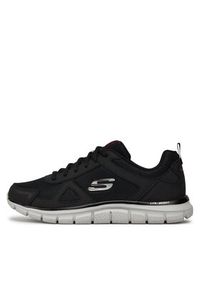 skechers - Skechers Sneakersy Scloric 52631/BKRD Czarny. Kolor: czarny. Materiał: mesh, materiał #8