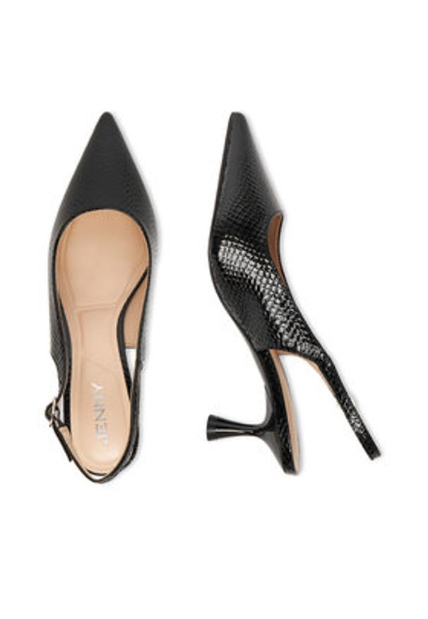 Jenny - JENNY Czółenka CEO-CD24013-6 Czarny. Kolor: czarny. Materiał: materiał, syntetyk