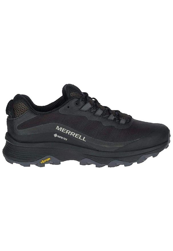 Buty trekkingowe męskie Merrell Moab Speed Gtx. Kolor: czarny. Materiał: syntetyk, materiał. Szerokość cholewki: normalna
