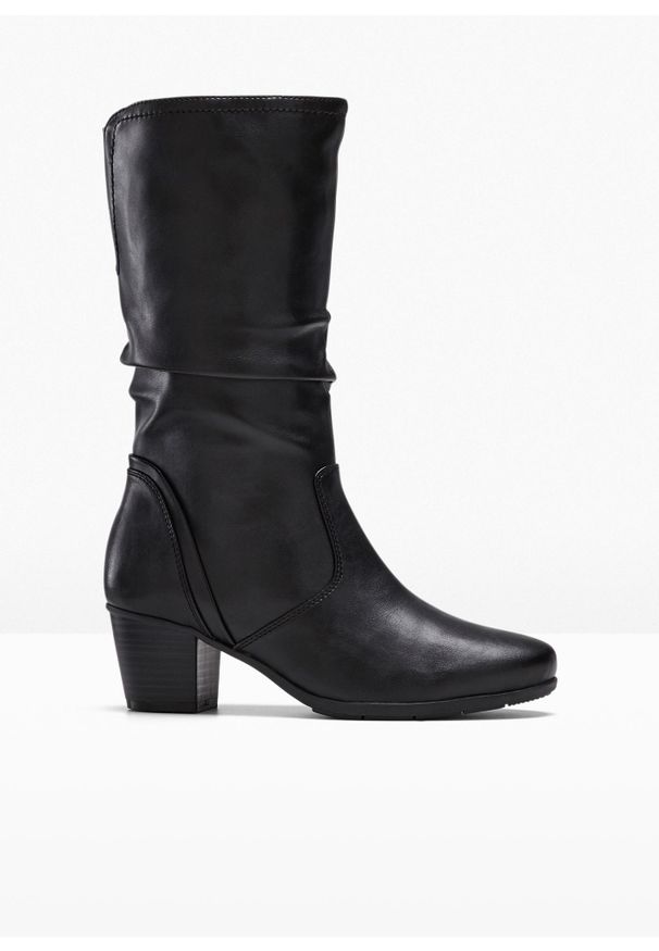 bonprix - Kozaki Jana. Kolor: czarny