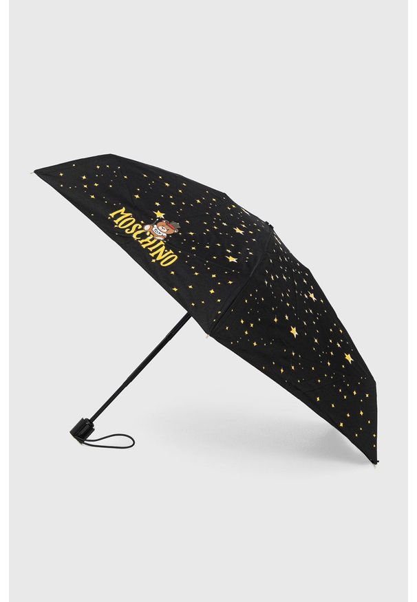 MOSCHINO - Moschino Parasol kolor czarny. Kolor: czarny