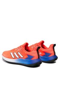 Adidas - adidas Buty do tenisa Defiant Speed Tennis HQ8452 Czerwony. Kolor: czerwony. Materiał: materiał. Sport: tenis #4