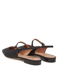 MALONE SOULIERS Baleriny Karla 10-1 Czarny. Kolor: czarny. Materiał: materiał #2