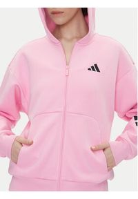 Adidas - adidas Bluza Future Icons 3-Stripes JE0175 Różowy Regular Fit. Kolor: różowy. Materiał: bawełna #3