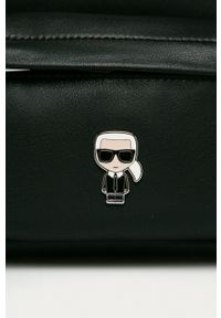 Karl Lagerfeld - Plecak skórzany 205W3090. Kolor: czarny. Materiał: skóra #3