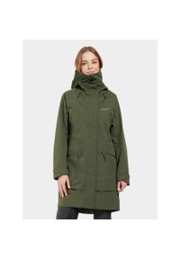 Parka dla kobiet Didriksons Ilma. Kolor: zielony. Sezon: zima
