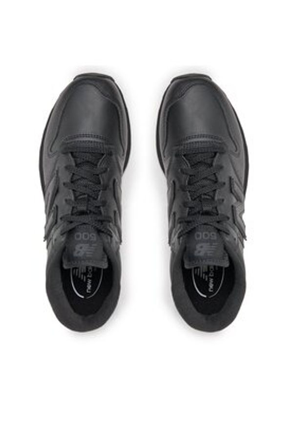 New Balance Sneakersy GM500ZB2 Czarny. Kolor: czarny. Materiał: skóra