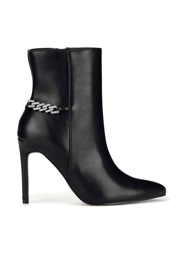 DeeZee Botki WYL3588-8 Czarny. Kolor: czarny. Materiał: materiał