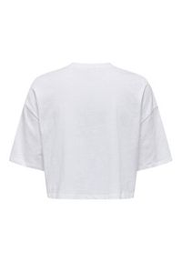 only - ONLY T-Shirt 15296237 Biały Regular Fit. Kolor: biały. Materiał: bawełna #7