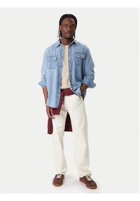 Tommy Jeans Koszula jeansowa Western DM0DM22304 Niebieski Relaxed Fit. Kolor: niebieski. Materiał: bawełna #3