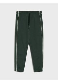 Sinsay - Spodnie jogger - zielony. Kolor: zielony #1
