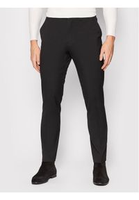 Selected Homme Spodnie garniturowe Logan 16051390 Czarny Slim Fit. Kolor: czarny. Materiał: wiskoza, syntetyk