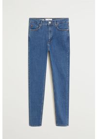 mango - Mango - Jeansy Noa. Kolor: niebieski. Materiał: jeans. Wzór: gładki #3