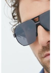 DSQUARED2 okulary przeciwsłoneczne męskie kolor czarny. Kolor: czarny #3