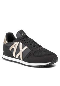 Armani Exchange Sneakersy XDX031 XV137 N692 Czarny. Kolor: czarny. Materiał: materiał
