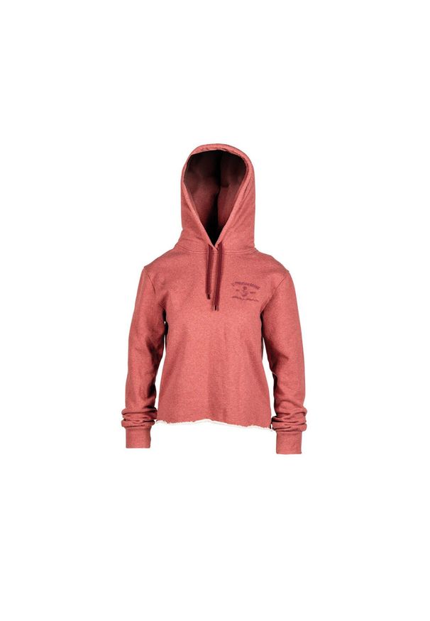 Bluza sportowa damska NITRO Jasmane pullover oxblood melange. Kolor: czerwony