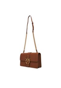 Pinko - PINKO Torebka Love One Classic ST.CL Al 25-26 PLTT 105857 A0F1 Brązowy. Kolor: brązowy. Materiał: skórzane #5