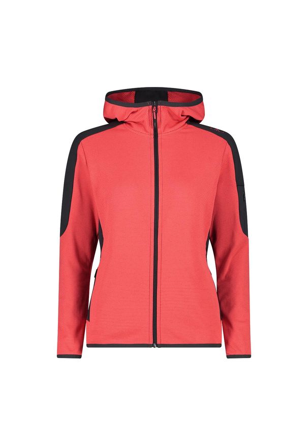 Bluza damska turystyczna CMP 34G1516. Kolor: czerwony. Sport: turystyka piesza