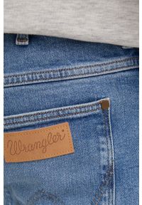 Wrangler jeansy REDDING GREEN STEEL męskie. Kolor: niebieski