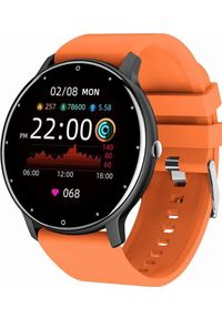 Smartwatch Gravity Zegarek SMARTWATCH - ASPERIA - GT1-9 pomarańczowy - pełny dotyk. Rodzaj zegarka: smartwatch. Kolor: pomarańczowy #1