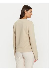 Guess Bluza W5RQ09 K8802 Beżowy Regular Fit. Kolor: beżowy. Materiał: syntetyk, bawełna #5