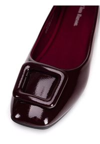 Clara Barson Baleriny WFA3513-1 Bordowy. Kolor: czerwony. Materiał: syntetyk, materiał #4