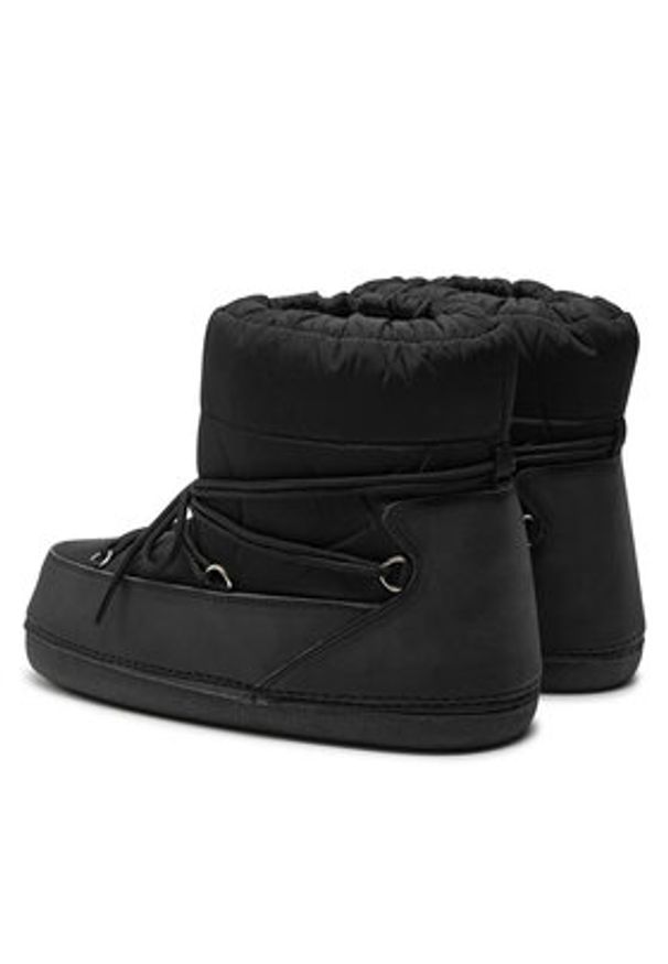 Athlecia Śniegowce Afrai W Boots EA244404 Czarny. Kolor: czarny. Materiał: skóra