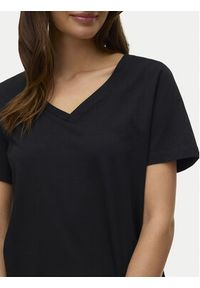 Vero Moda T-Shirt Paulina 10342926 Czarny Regular Fit. Kolor: czarny. Materiał: bawełna #2