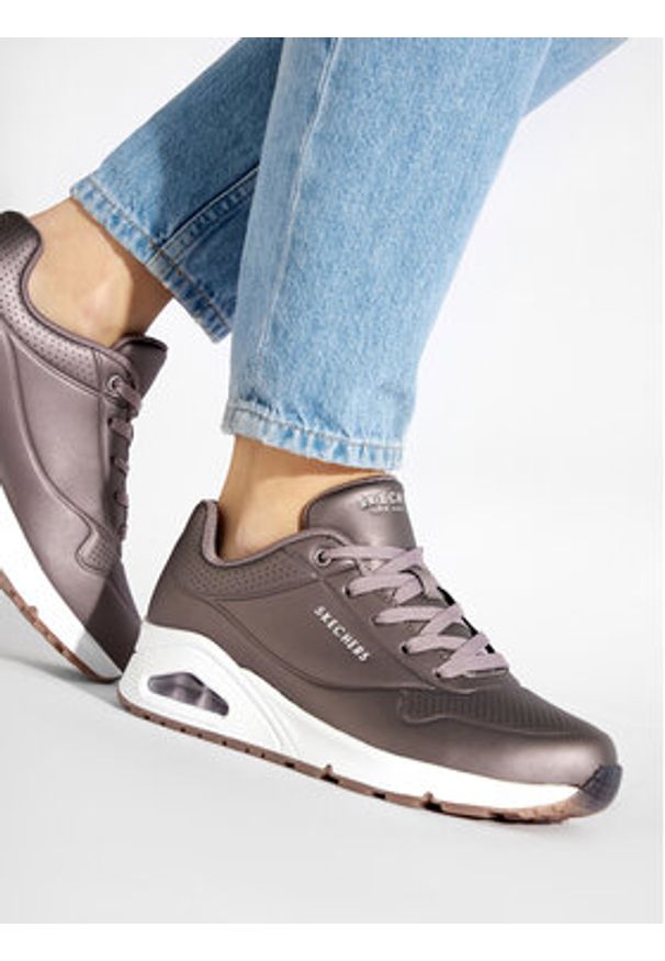 skechers - Skechers Sneakersy Uno Rose Bold 73691PEW Różowy. Kolor: różowy. Materiał: materiał