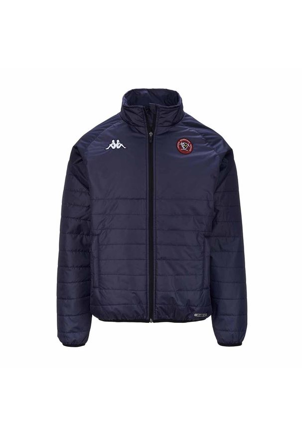 Kappa - Dziecięca kurtka puchowa Union Bordeaux-Bègles Arseco 7 2023/24. Kolor: niebieski. Materiał: puch