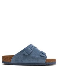 Birkenstock Klapki Zürich 1026827 Niebieski. Kolor: niebieski