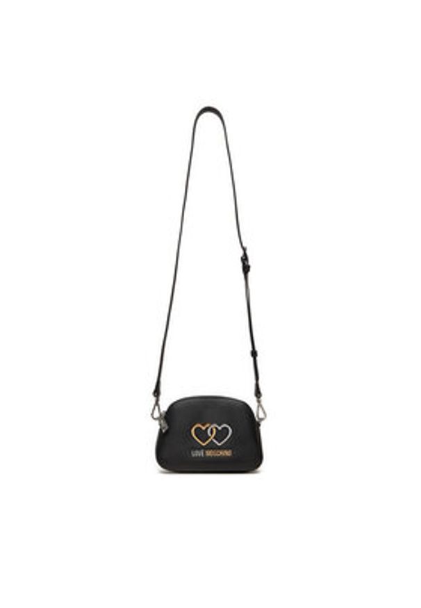 Love Moschino - LOVE MOSCHINO Torebka JC4077PP1LL1000A Czarny. Kolor: czarny. Materiał: skórzane
