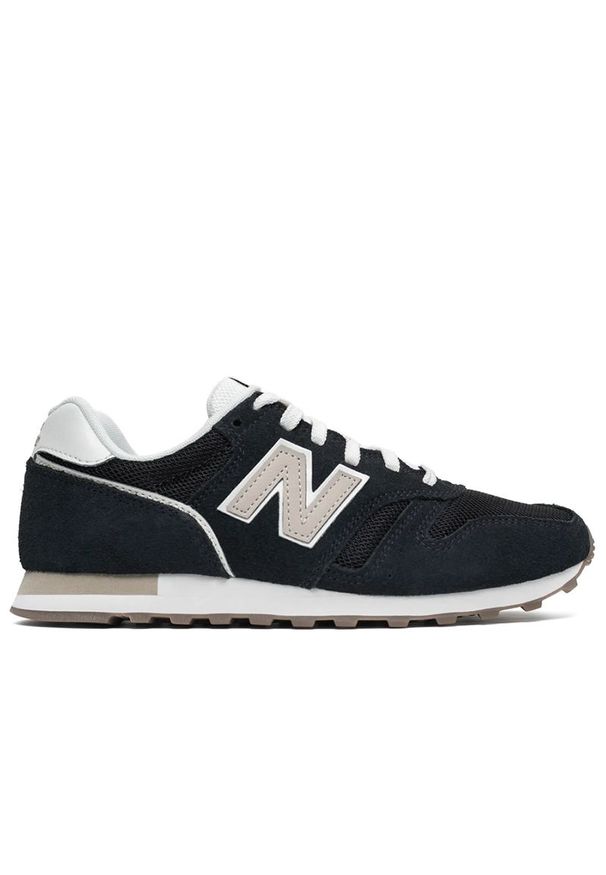 Buty damskie New Balance W37330S - czarne. Okazja: na co dzień. Kolor: czarny. Materiał: guma, skóra, zamsz, materiał, syntetyk. Szerokość cholewki: normalna. Model: New Balance 373