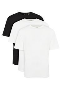 Only & Sons Komplet 3 t-shirtów Jeff 22034550 Biały Relaxed Fit. Kolor: biały. Materiał: syntetyk